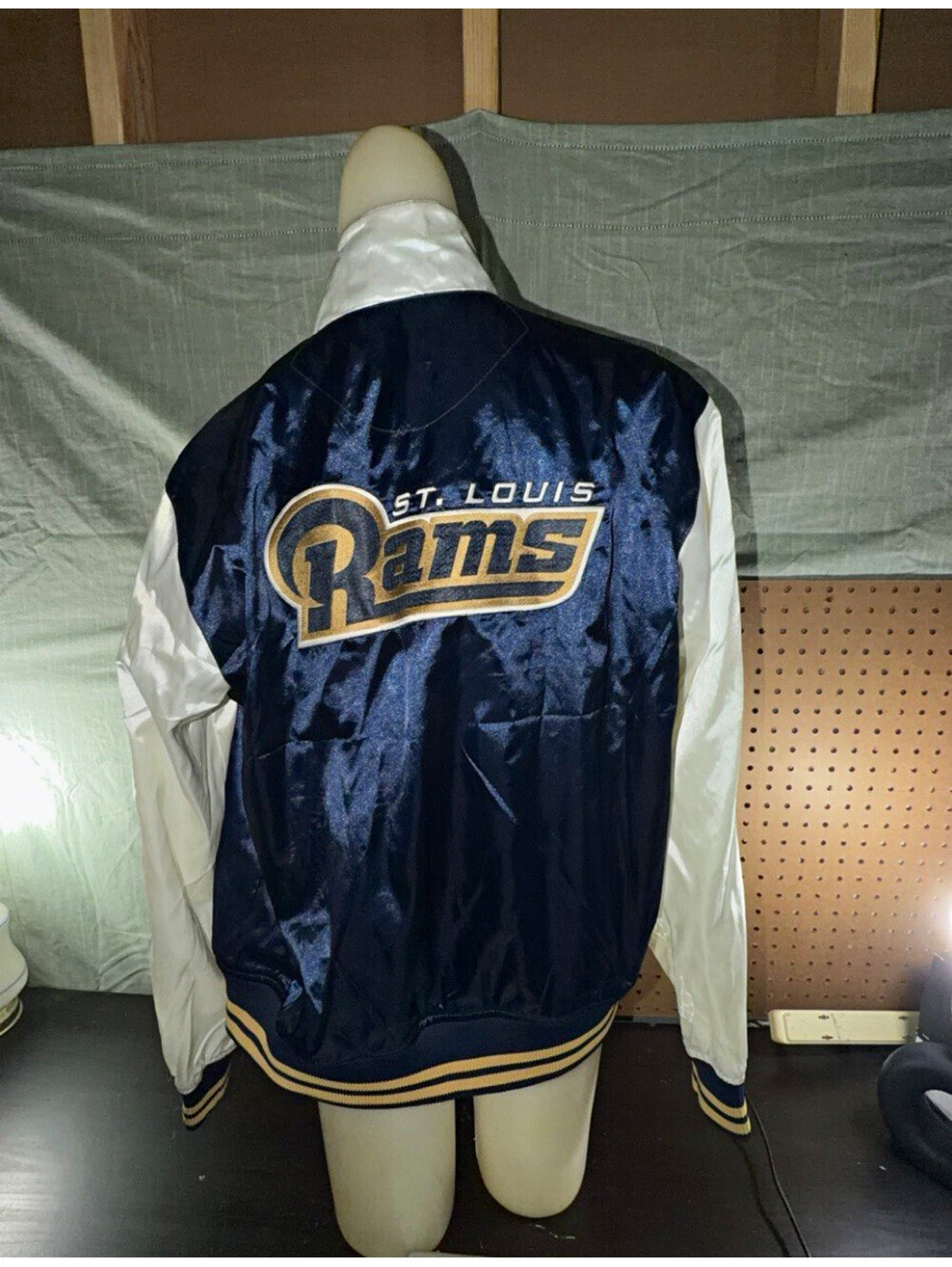 Vintage Reebok St. Louis Rams Cheer Jacket Women’s XL 5316W Satin NWT NFL